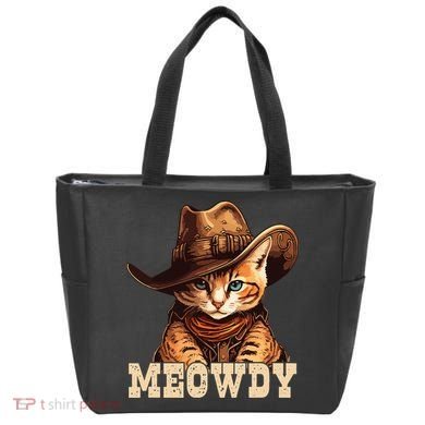 Cowboy Cat Meowdy Tote Bag