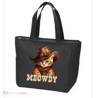 Cowboy Cat Meowdy Tote Bag thumb 3