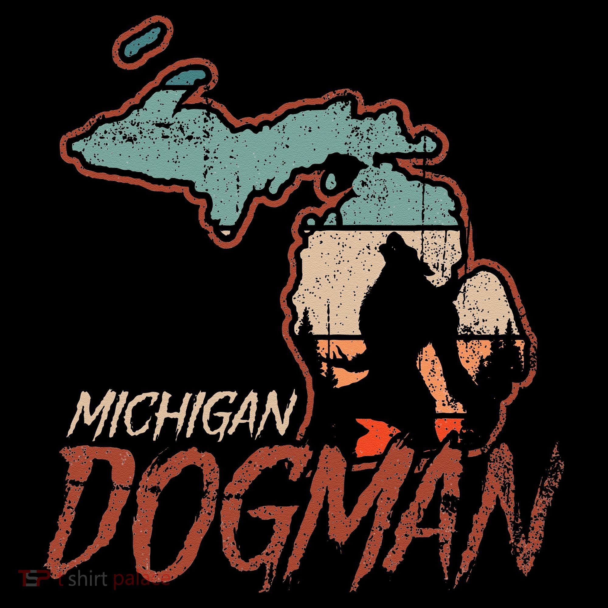 Cryptids Cryptozoology Monsters State of Michigan Dogman Women's Hoodie