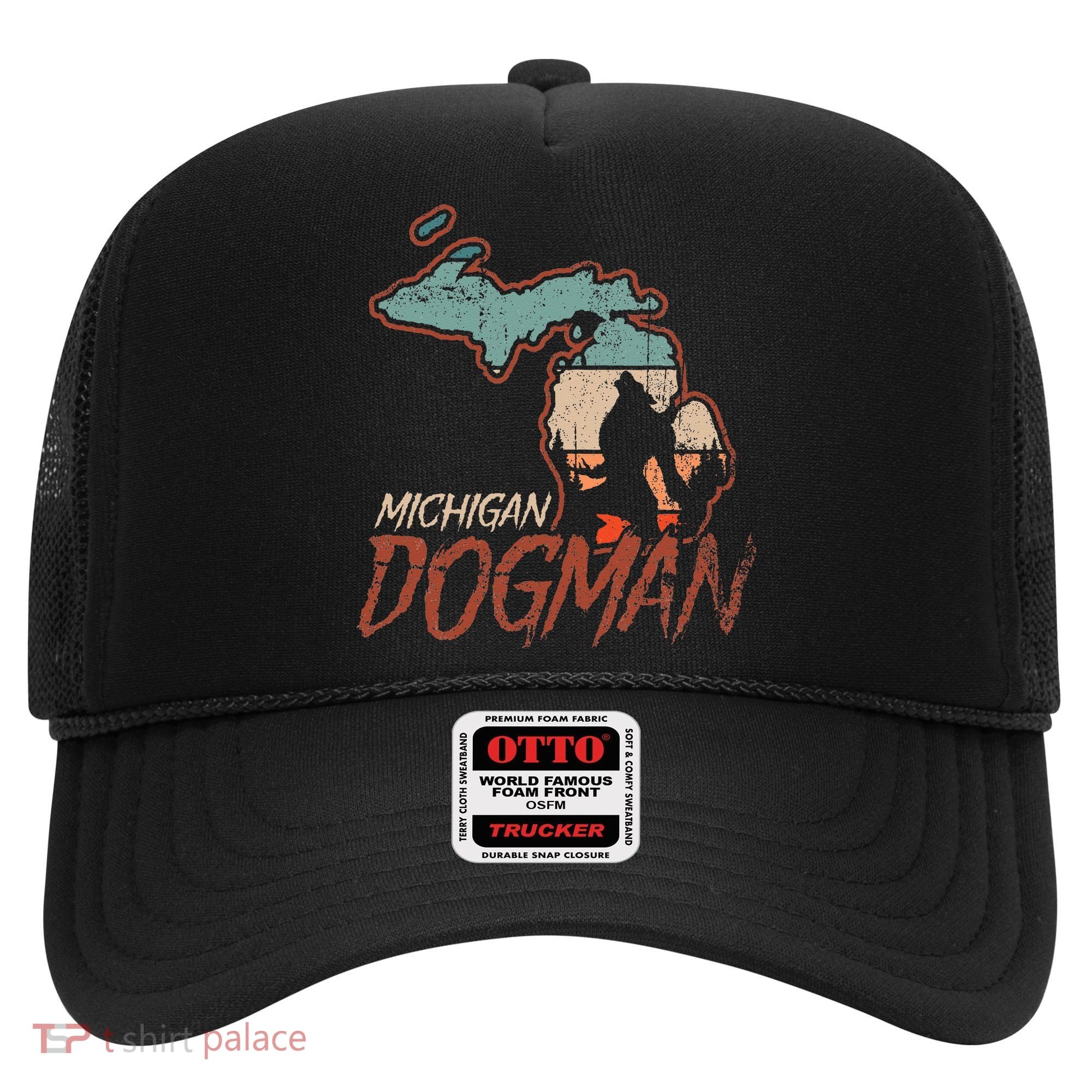 Cryptids Cryptozoology Monsters State of Michigan Dogman Hat
