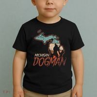 Cryptids Cryptozoology Monsters State of Michigan Dogman Toddler T-Shirt thumb 2