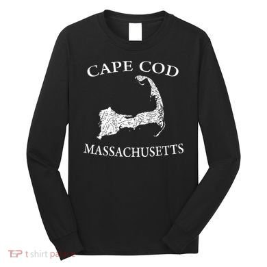 Cape Cod Map Long Sleeve Shirt
