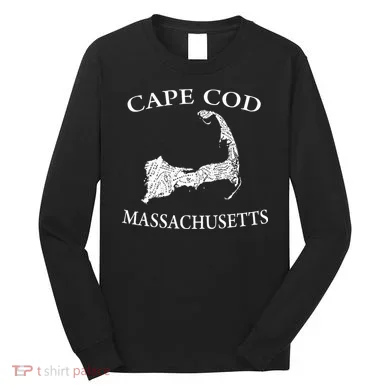 Cape Cod Map Long Sleeve Shirt