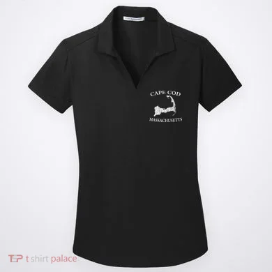 Cape Cod Map Women's Dry Zone Grid Polo
