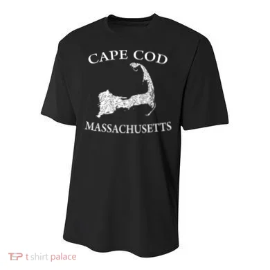 Cape Cod Map Youth Performance Sprint T-Shirt