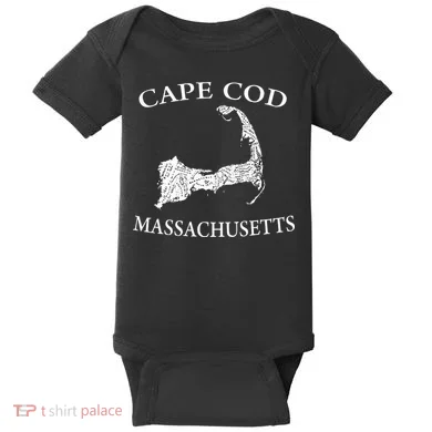 Cape Cod Map Baby Bodysuit