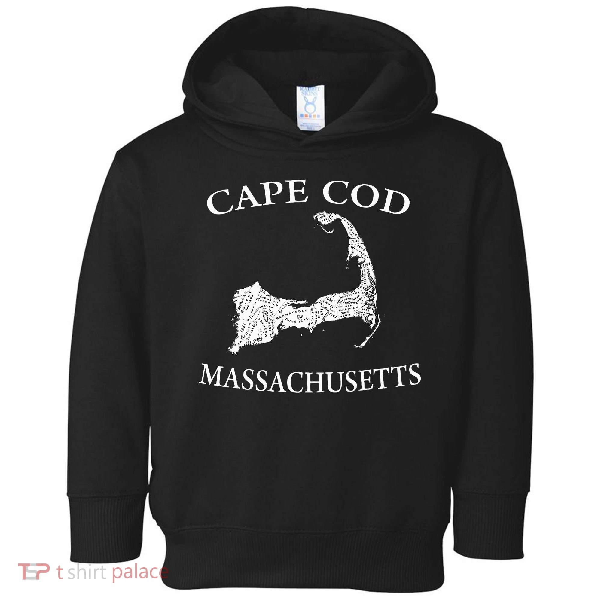 Cape Cod Map Toddler Hoodie