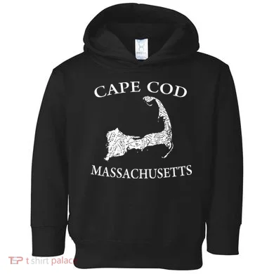 Cape Cod Map Toddler Hoodie