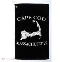 Cape Cod Map Golf Towel thumb 0