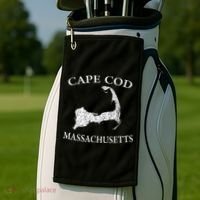 Cape Cod Map Golf Towel thumb 2