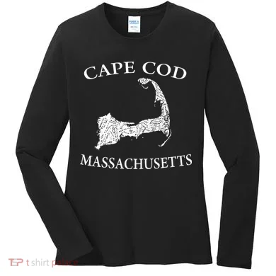 Cape Cod Map Women's Long Sleeve Shirt