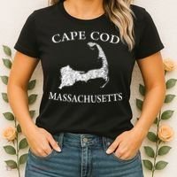 Cape Cod Map Women's T-Shirt thumb 2
