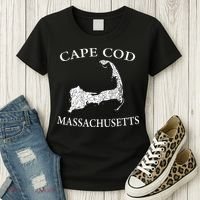 Cape Cod Map Women's T-Shirt thumb 3