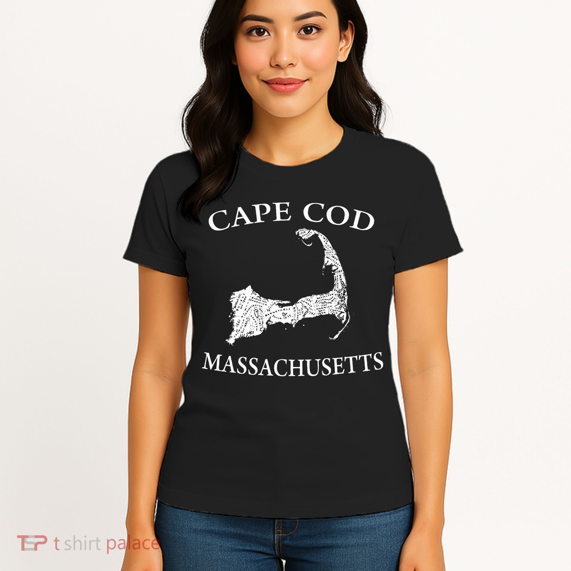 Cape Cod Map Women's T-Shirt