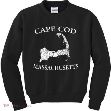 Cape Cod Map Kids Sweatshirt