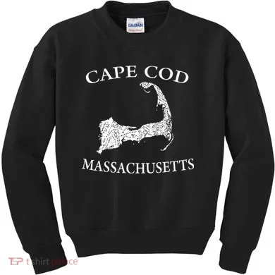 Cape Cod Map Kids Sweatshirt