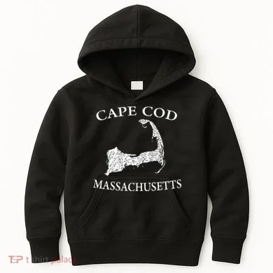 Cape Cod Map Kids Hoodie