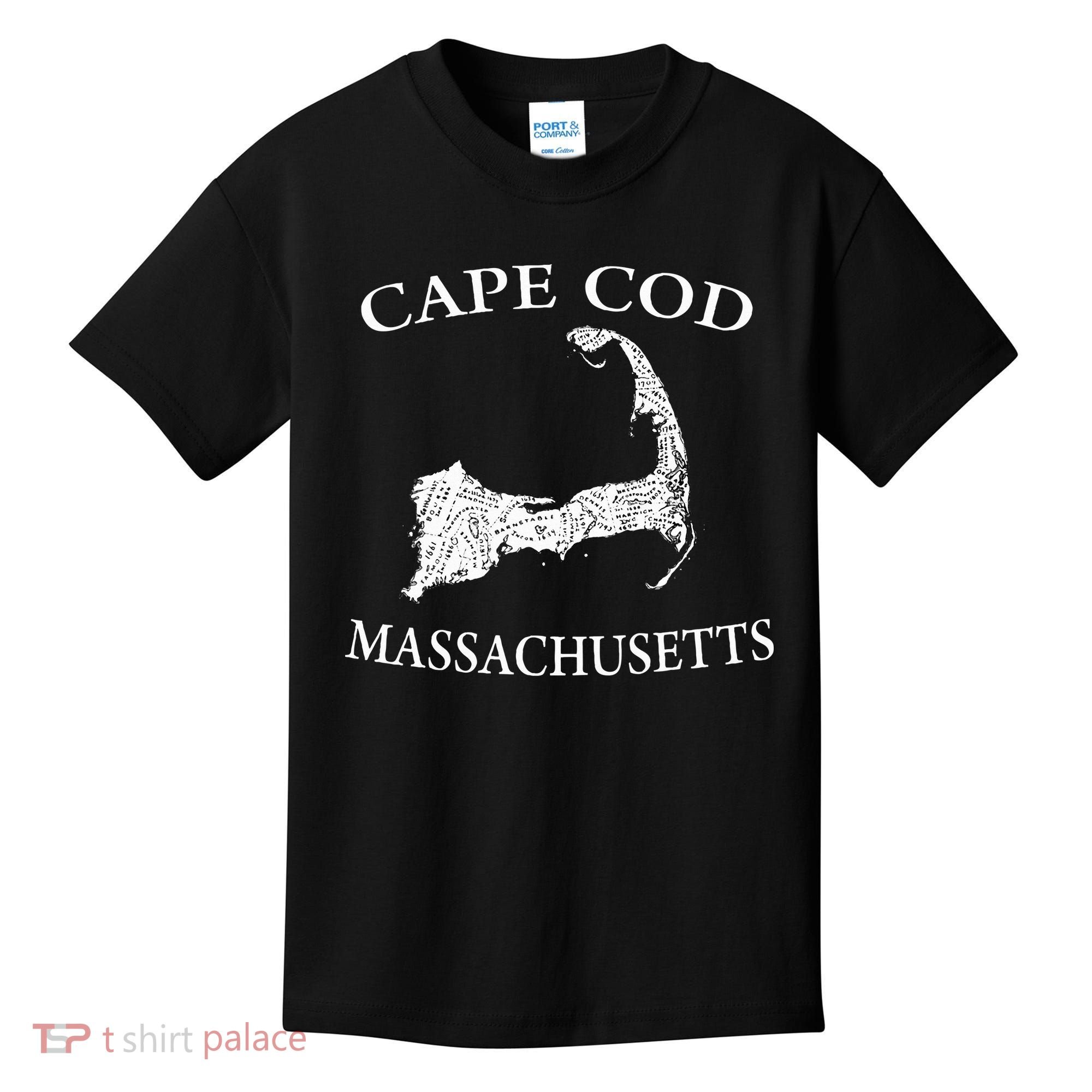 Cape Cod Map Kids T-Shirt
