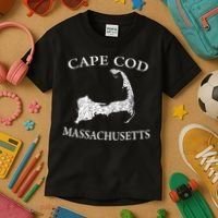 Cape Cod Map Kids T-Shirt thumb 3
