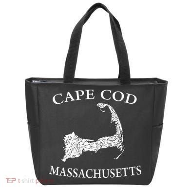 Cape Cod Map Tote Bag