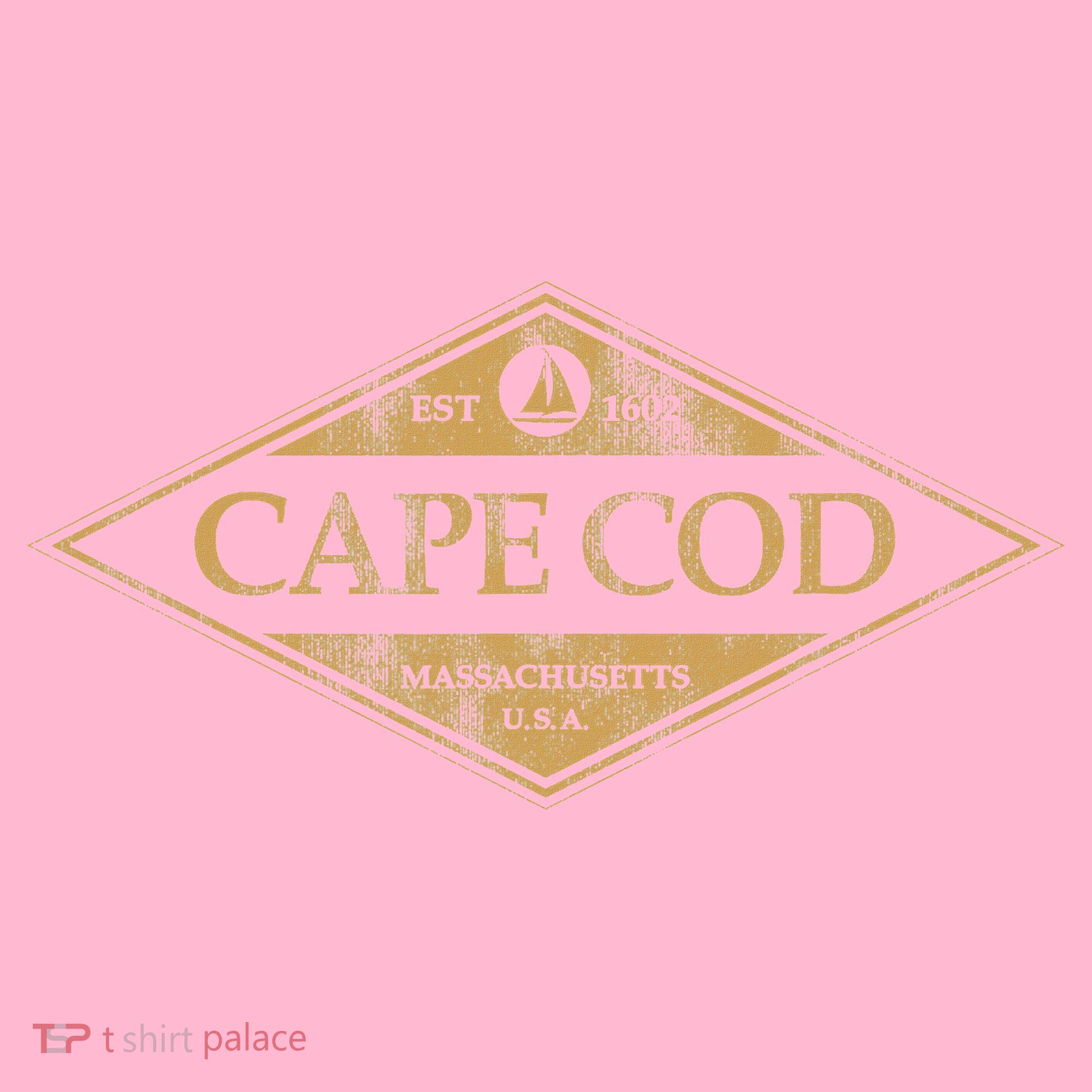 Cape Cod Massachusetts Retro Preppy Throwback Coaster