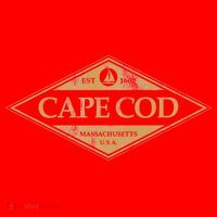 Cape Cod Massachusetts Retro Preppy Throwback Santa Hat thumb 1