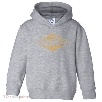 Cape Cod Massachusetts Retro Preppy Throwback Toddler Hoodie