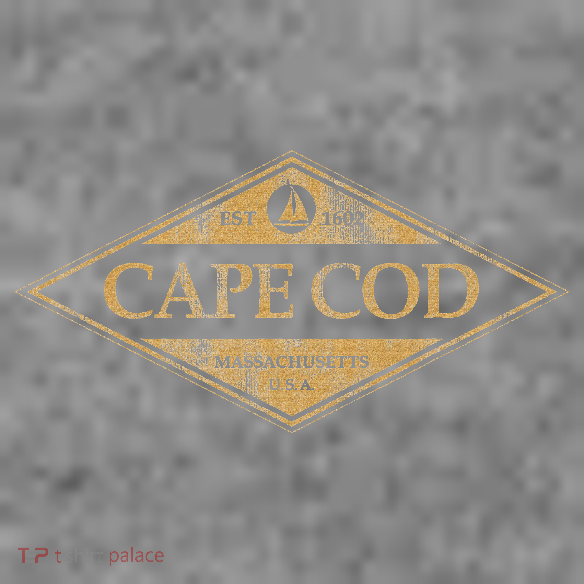 Cape Cod Massachusetts Retro Preppy Throwback Toddler Hoodie