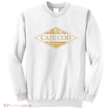 Cape Cod Massachusetts Retro Preppy Throwback Sweatshirt