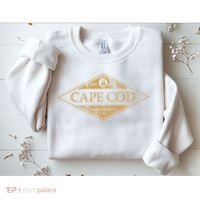 Cape Cod Massachusetts Retro Preppy Throwback Sweatshirt thumb 2