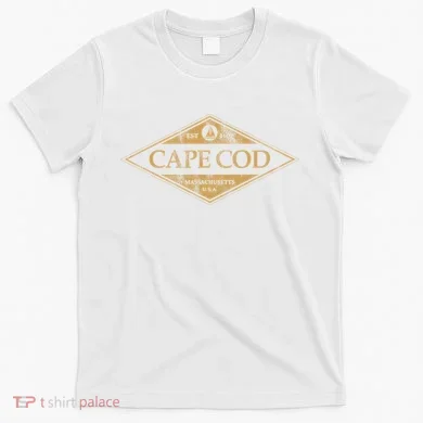 Cape Cod Massachusetts Retro Preppy Throwback T-Shirt