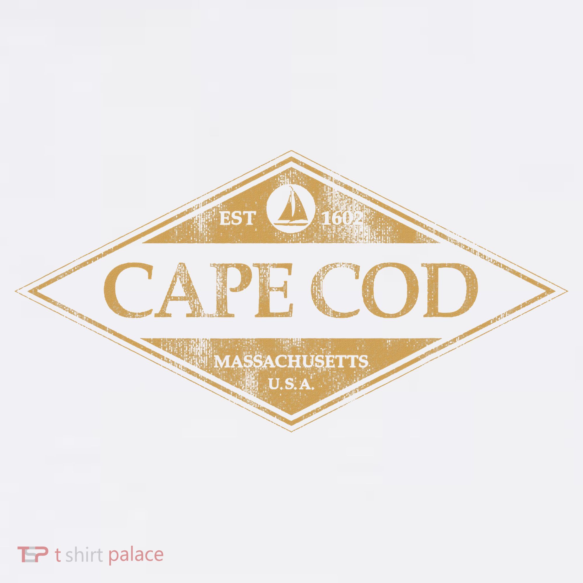 Cape Cod Massachusetts Retro Preppy Throwback Bucket Hat