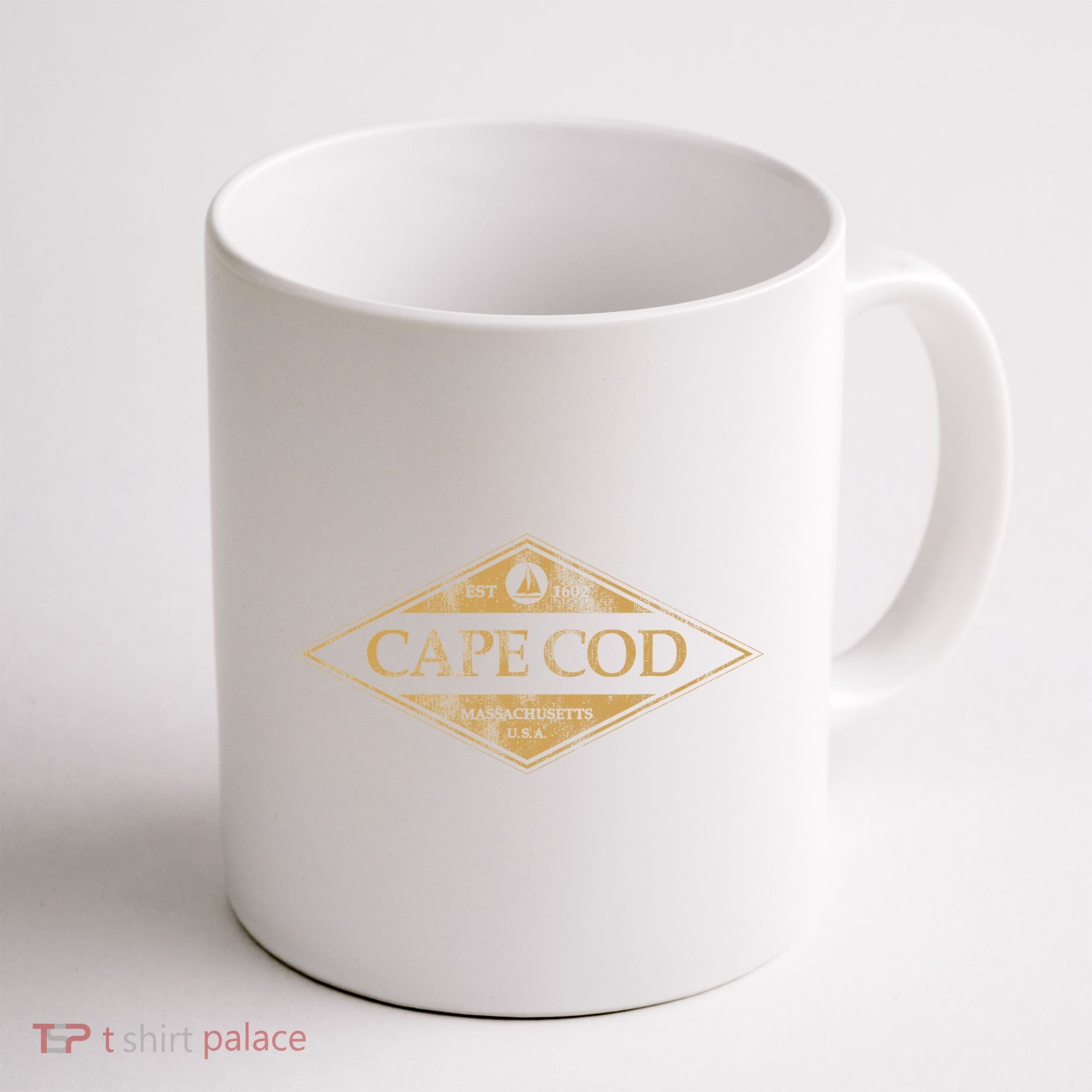 Cape Cod Massachusetts Retro Preppy Throwback Coffee Mug