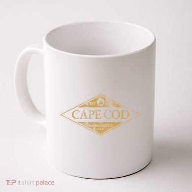 Cape Cod Massachusetts Retro Preppy Throwback Coffee Mug