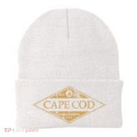 Cape Cod Massachusetts Retro Preppy Throwback Beanie thumb 0