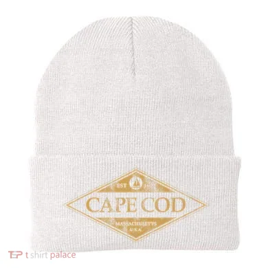 Cape Cod Massachusetts Retro Preppy Throwback Beanie