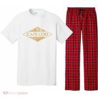 Cape Cod Massachusetts Retro Preppy Throwback Pajama Set thumb 0
