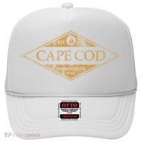 Cape Cod Massachusetts Retro Preppy Throwback Hat thumb 0