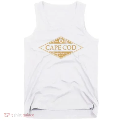 Cape Cod Massachusetts Retro Preppy Throwback Tank Top