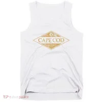 Cape Cod Massachusetts Retro Preppy Throwback Tank Top thumb 0