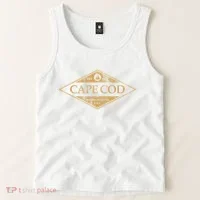 Cape Cod Massachusetts Retro Preppy Throwback Tank Top thumb 2
