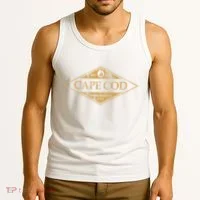 Cape Cod Massachusetts Retro Preppy Throwback Tank Top thumb 3