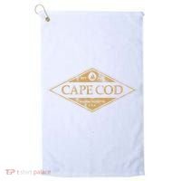 Cape Cod Massachusetts Retro Preppy Throwback Golf Towel thumb 0
