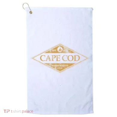 Cape Cod Massachusetts Retro Preppy Throwback Golf Towel