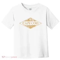 Cape Cod Massachusetts Retro Preppy Throwback Toddler T-Shirt thumb 0