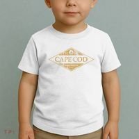 Cape Cod Massachusetts Retro Preppy Throwback Toddler T-Shirt thumb 2