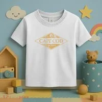 Cape Cod Massachusetts Retro Preppy Throwback Toddler T-Shirt thumb 3