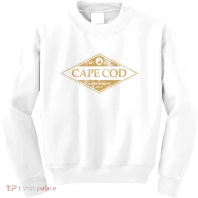 Cape Cod Massachusetts Retro Preppy Throwback Kids Sweatshirt