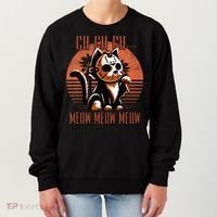 Ch Ch Meow Meow Meow Funny Animal Horror Movie Cute Kitten Women's Sweatshirt thumb 0
