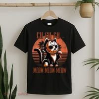 Ch Ch Meow Meow Meow Funny Animal Horror Movie Cute Kitten T-Shirt thumb 2